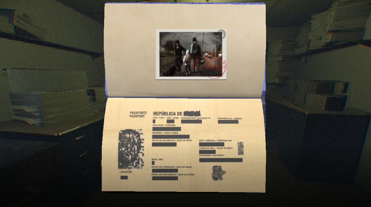 Gameplay: pasaporte foto